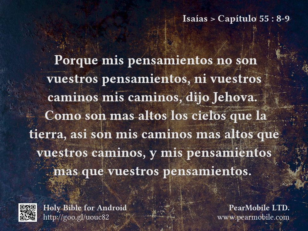 Isaías, Capítulo 55:8-9